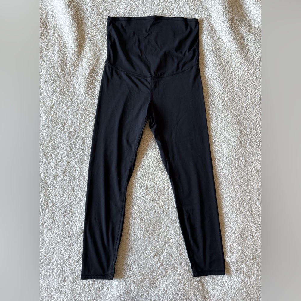 Sunzel Women's Maternity Leggings Black Size Large